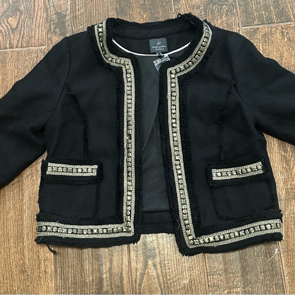 Adrianna Papell Women's Black  Jacket